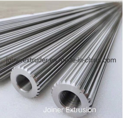 पेशेवर बिक्री टीम और सेवा नेटवर्क आश्वासन के साथ डबल स्क्रू एक्सट्रूज़न मशीनिंग एक्सट्रूडर शाफ्ट