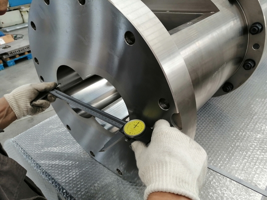सीएनसी मशीनिंग सह घूर्णन जुड़वां पेंच extruder भागों