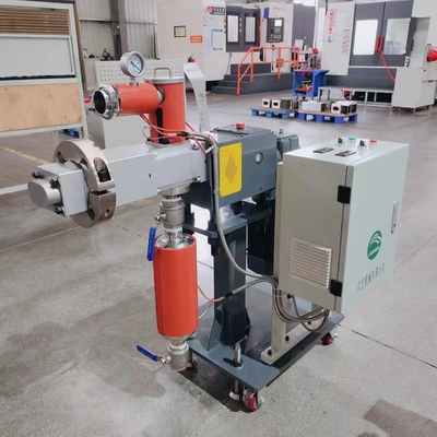 पफ्ड फूड इंडस्ट्री में ट्विन स्क्रू एक्सट्रूडर के लिए 4KW/5.5KW साइड फीडर