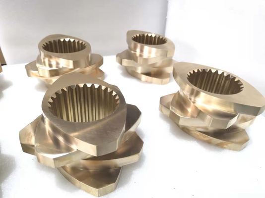 SUS440C ट्विन स्क्रू एक्सट्रूज़न कंपोनेंट्स स्क्रू सेगमेंट्स फॉर प्लास्टिक मशीनिंग