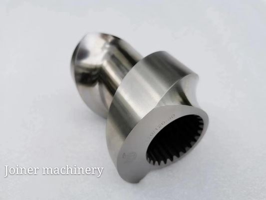 ट्विन स्क्रू एक्सट्रूडर पार्ट्स 41CrAlMo7/38CrMoAla सटीक एक्सट्रूज़न नियंत्रण और आउटपुट के लिए व्यास 15.6-400 मिमी