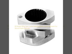92 Nickel Alloy Twin Screw Extruder Parts Screw Segment For Wood Plastic Extruder