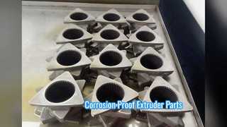 ट्विन स्क्रू एक्सट्रूडर पार्ट्स उच्च संक्षारण प्रतिरोध