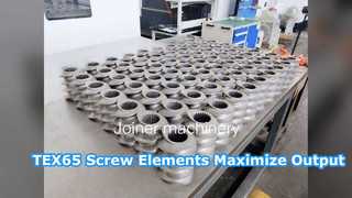 प्लास्टिक रबर मशीनरी के लिए TEX65 स्क्रू तत्व